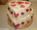 Srdíčkový dort